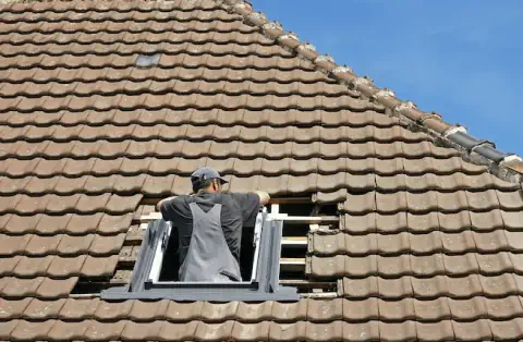 Pose de velux - La Baffe